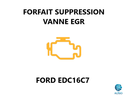 FORFAIT SUPPRESSION VANNE EGR FORD EDC16C7