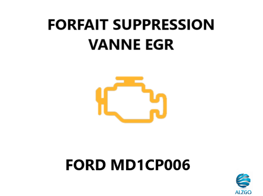 FORFAIT SUPPRESSION VANNE EGR FORD MD1CP006