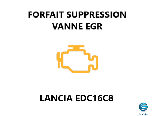 FORFAIT SUPPRESSION VANNE EGR LANCIA EDC16C8