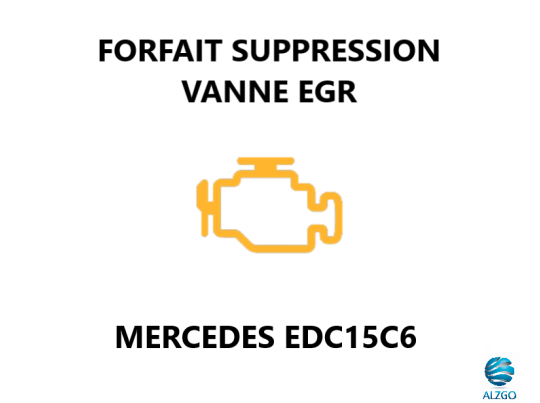 FORFAIT SUPPRESSION VANNE EGR MERCEDES EDC15C6