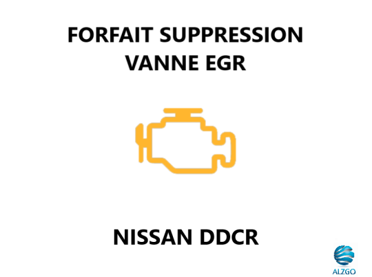 FORFAIT SUPPRESSION VANNE EGR NISSAN DDCR