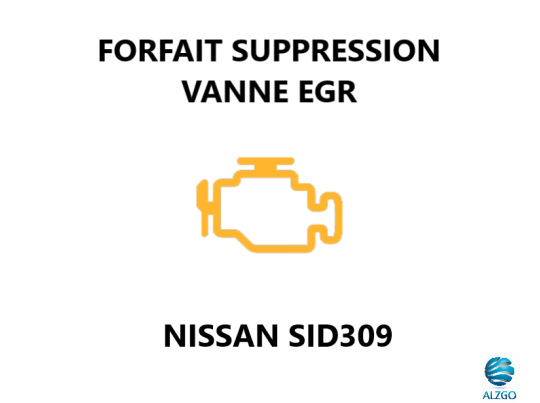 FORFAIT SUPPRESSION VANNE EGR NISSAN SID 309