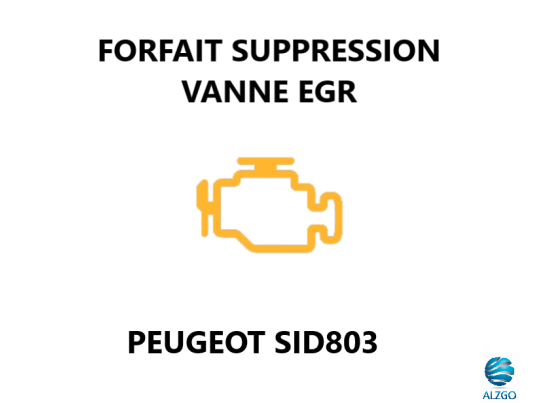 FORFAIT SUPPRESSION VANNE EGR PEUGEOT SID 803