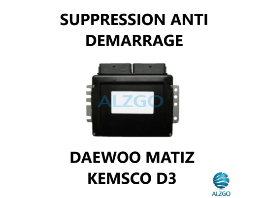 SUPPRESSION ANTI DEMARRAGE DAEWOO MATIZ KEMSCO D3