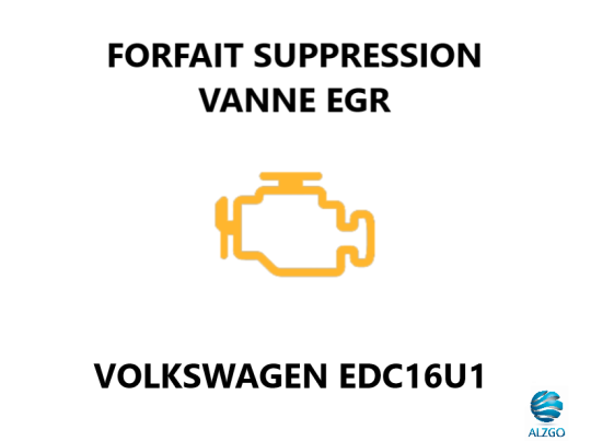 FORFAIT SUPPRESSION VANNE EGR VOLKSWAGEN EDC16U1