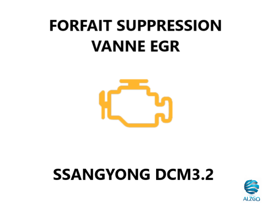 FORFAIT SUPPRESSION VANNE EGR SSANGYONG DCM3.2