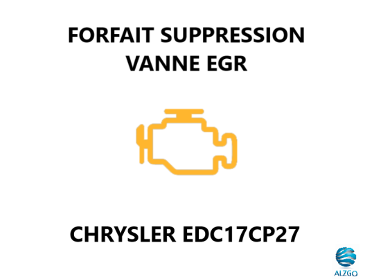 FORFAIT SUPPRESSION VANNE EGR CHRYSLER EDC17CP27