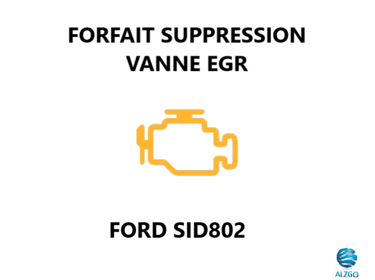 FORFAIT SUPPRESSION VANNE EGR FORD SID 802