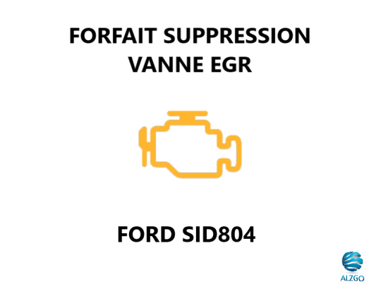 FORFAIT SUPPRESSION VANNE EGR FORD SID 804