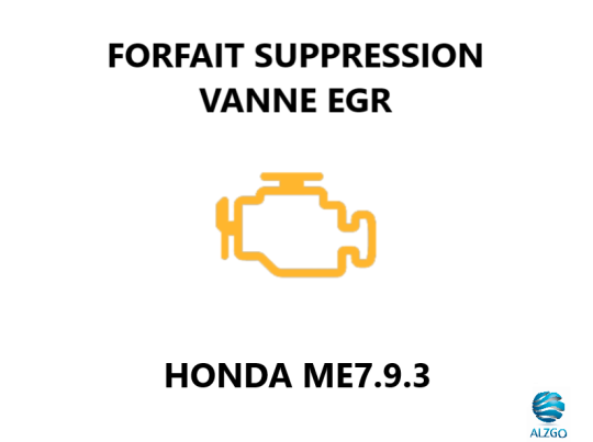 FORFAIT SUPPRESSION VANNE EGR HONDA ME7.9.3