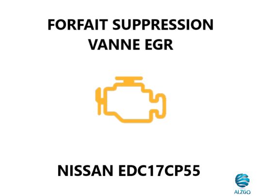 FORFAIT SUPPRESSION VANNE EGR NISSAN EDC17CP55