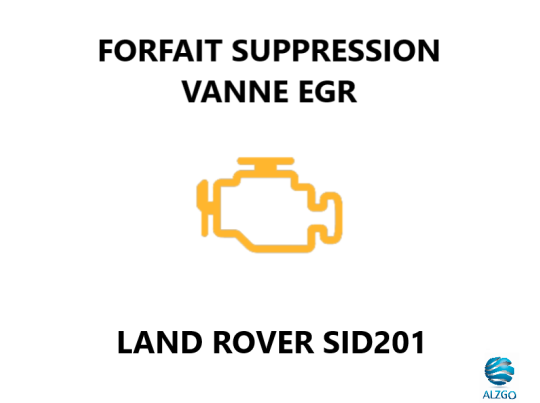 FORFAIT SUPPRESSION VANNE EGR LAND ROVER SID 201