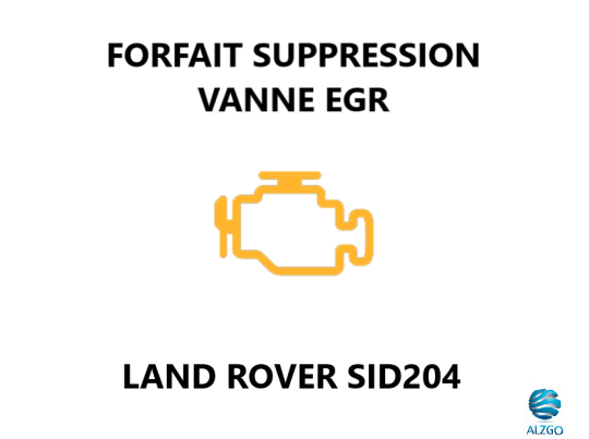 FORFAIT SUPPRESSION VANNE EGR LAND ROVER SID 204