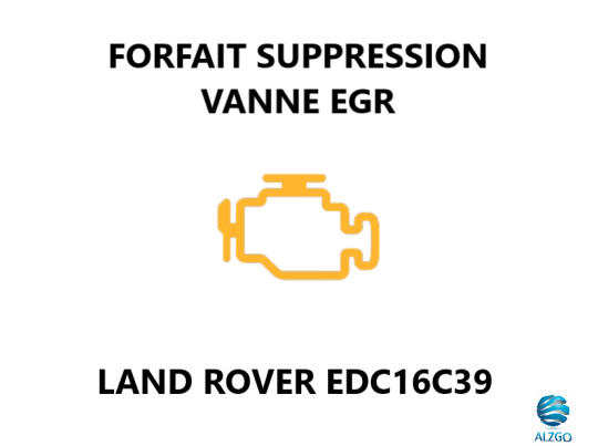 FORFAIT SUPPRESSION VANNE EGR LAND ROVER EDC16C39