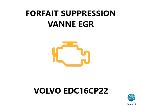 FORFAIT SUPPRESSION VANNE EGR VOLVO EDC16CP22
