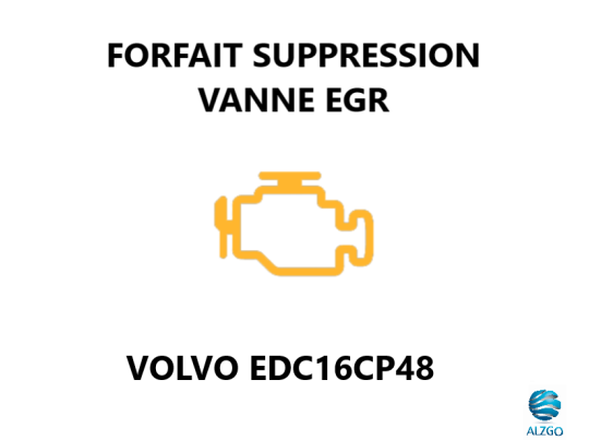 FORFAIT SUPPRESSION VANNE EGR VOLVO EDC16CP48