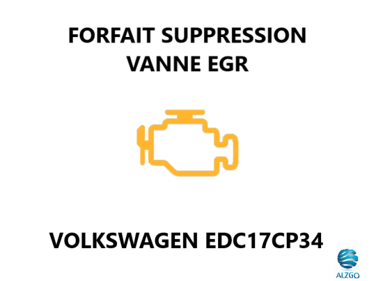 FORFAIT SUPPRESSION VANNE EGR VOLKSWAGEN EDC17CP34