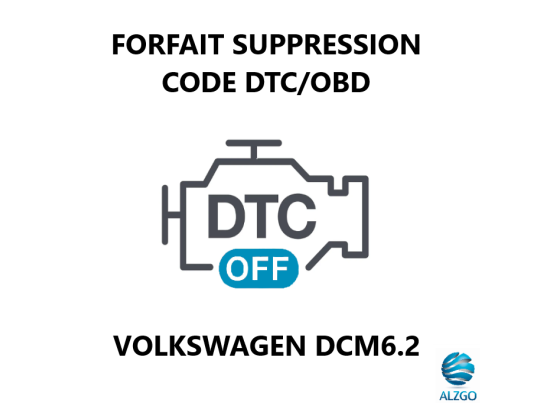 FORFAIT SUPPRESSION CODE DTC/OBD VOLKSWAGEN DCM6.2
