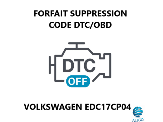 FORFAIT SUPPRESSION CODE DTC/OBD VOLKSWAGEN EDC17CP04