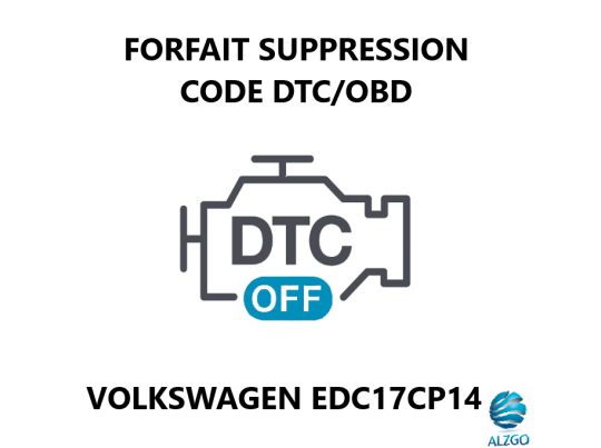 FORFAIT SUPPRESSION CODE DTC/OBD VOLKSWAGEN EDC17CP14