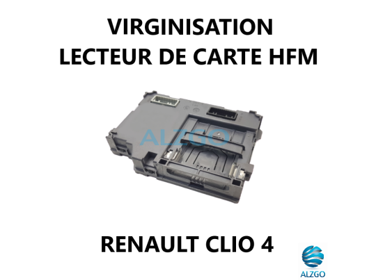 VIRGINISATION LECTEUR DE CARTE HFM RENAULT CLIO 4