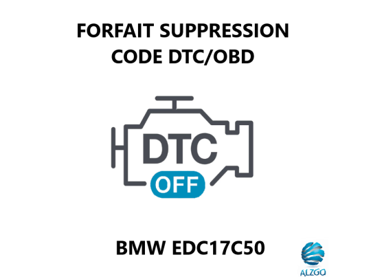 FORFAIT SUPPRESSION CODE DTC/OBD BMW EDC17C50