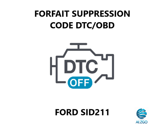 FORFAIT SUPPRESSION CODE DTC/OBD FORD SID 211