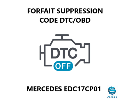 FORFAIT SUPPRESSION CODE DTC/OBD MERCEDES EDC17CP01