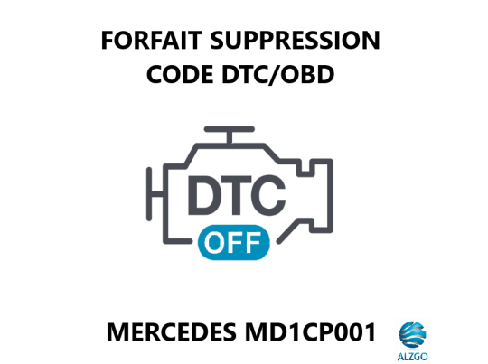 FORFAIT SUPPRESSION CODE DTC/OBD MERCEDES MD1CP001