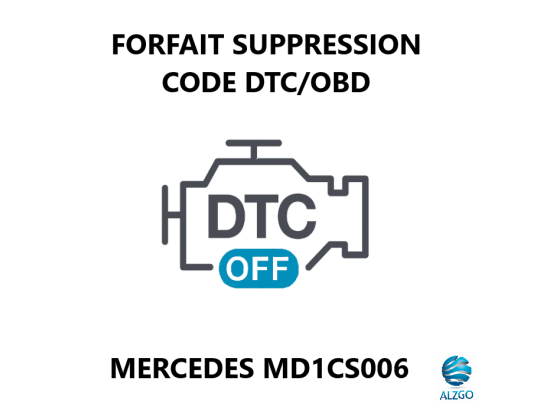 FORFAIT SUPPRESSION CODE DTC/OBD MERCEDES MD1CS006