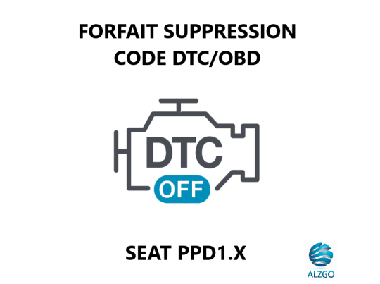 FORFAIT SUPPRESSION CODE DTC/OBD SEAT PPD1.X