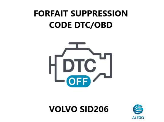 FORFAIT SUPPRESSION CODE DTC/OBD VOLVO SID 206