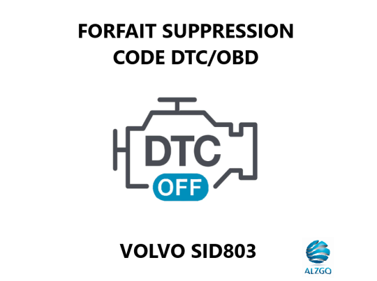 FORFAIT SUPPRESSION CODE DTC/OBD VOLVO SID 803