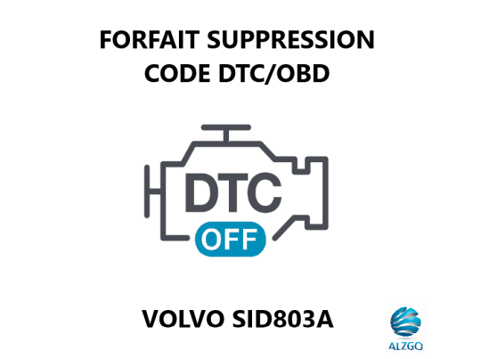 FORFAIT SUPPRESSION CODE DTC/OBD VOLVO SID 803A