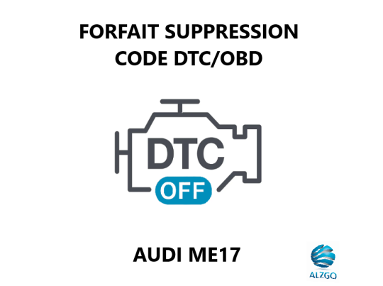 FORFAIT SUPPRESSION CODE DTC/OBD AUDI ME17