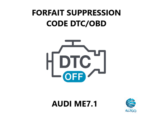 FORFAIT SUPPRESSION CODE DTC/OBD AUDI ME7.1