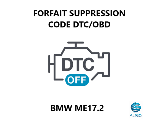 FORFAIT SUPPRESSION CODE DTC/OBD BMW ME17.2