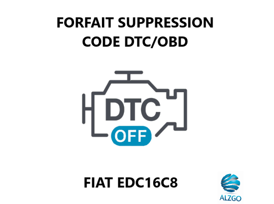 FORFAIT SUPPRESSION CODE DTC/OBD FIAT EDC16C8