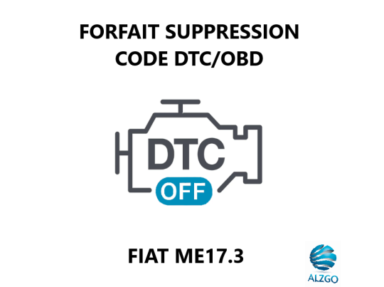 FORFAIT SUPPRESSION CODE DTC/OBD FIAT ME17.3