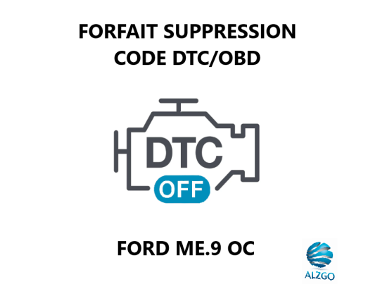 FORFAIT SUPPRESSION CODE DTC/OBD FORD ME.9 OC