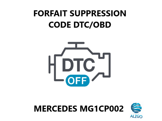 FORFAIT SUPPRESSION CODE DTC/OBD MERCEDES MG1CP002