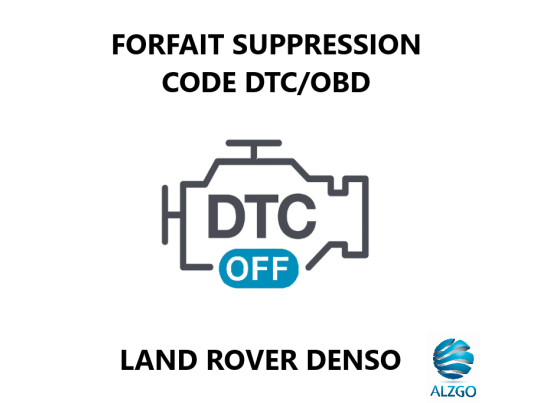 FORFAIT SUPPRESSION CODE DTC/OBD LAND ROVER DENSO