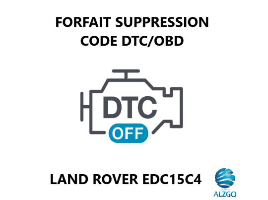 FORFAIT SUPPRESSION CODE DTC/OBD LAND ROVER EDC15C4