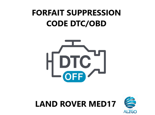 FORFAIT SUPPRESSION CODE DTC/OBD LAND ROVER MED17