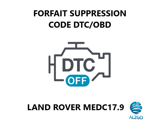 FORFAIT SUPPRESSION CODE DTC/OBD LAND ROVER MEDC17.9
