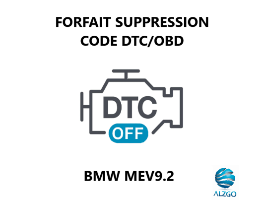 FORFAIT SUPPRESSION CODE DTC/OBD BMW MEV9.2