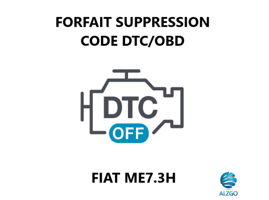 FORFAIT SUPPRESSION CODE DTC/OBD FIAT ME7.3H