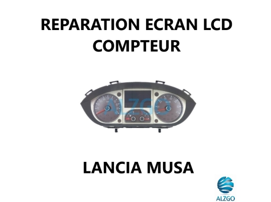 REPARATION ECRAN LCD COMPTEUR LANCIA MUSA