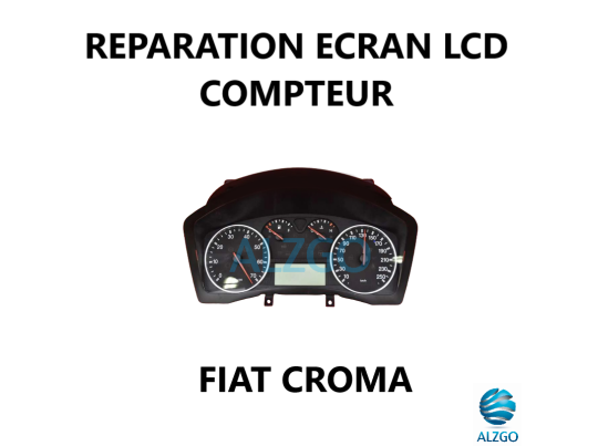 REPARATION ECRAN LCD COMPTEUR FIAT CROMA