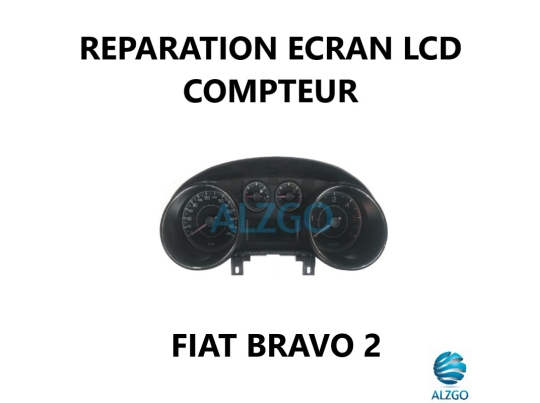 REPARATION ECRAN LCD COMPTEUR FIAT PUNTO EVO